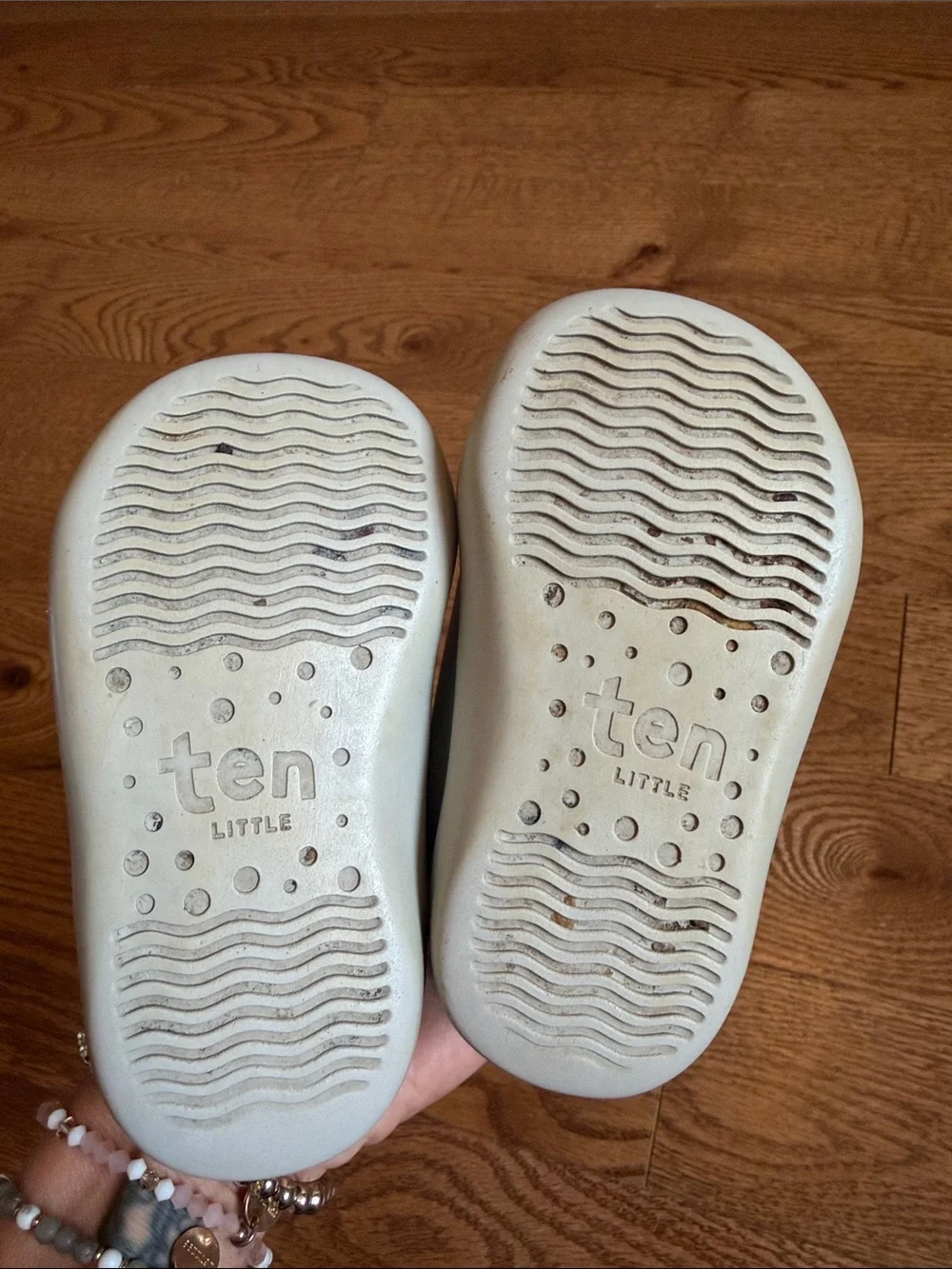 Ten Little Metallic Silver Everyday Originals Size 4.5 (Original Sizing)